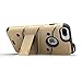 ZIZO Bolt Series for iPhone 8 Plus Case Military Grade Drop Tested Tempered Glass Screen Protector Holster iPhone 7 Plus case Gold Black