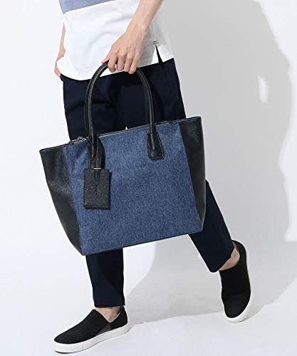 Amazon ザ ショップ ティーケー The Shop Tk メランジダブルジップポケット付トートバッグ 00 ネイビー 093 トートバッグ