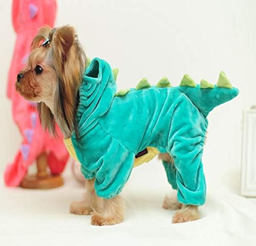 ZCNNO Pet Costume Dog Halloween Hoodie Sweater,Pet Skeleton Jumpsuit For Small Medium Dogs,Puppy And Cat Warm Apparel Holiday Halloween Dress Up Costumes,suiting For Any Occassions(green)