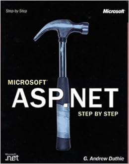 Microsoft Asp Net Step By Step Duthie G Andrew Amazon Com Books