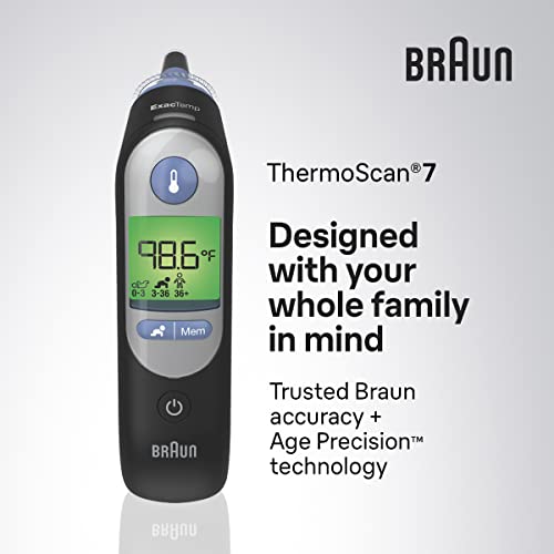 Braun ThermoScan 7 Digital Ear Thermometer for Kids, Babies, Toddlers