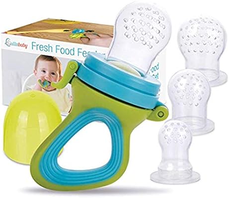 Fresh Food Fruit Feeding Pacifier 3 Different Sized Silicone