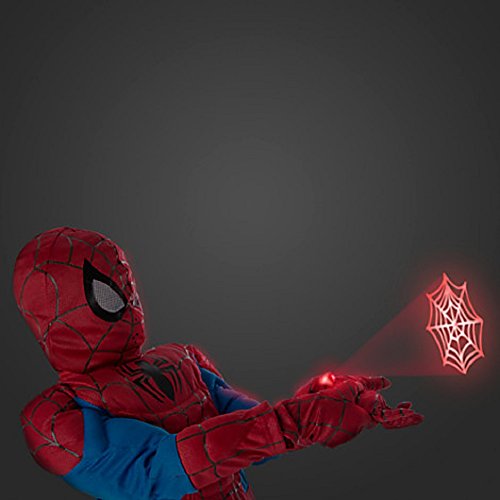 DISNEY STORE MARVEL ULTIMATE SPIDER-MAN LIGHT-UP COSTUME ~ 2016 - Image 3