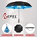 Repel Umbrella Large Umbrellas for Rain Windproof - Easy Automatic Open & Close, Heavy Duty Reinforced Fiberglass Frame - Portable, Folding, Compact Umbrella for Travel - All-Weather Strong Umbrella