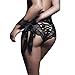 Women's Bandage Sexy Lingerie Sexy Bare Imitation Lace Underpants Black