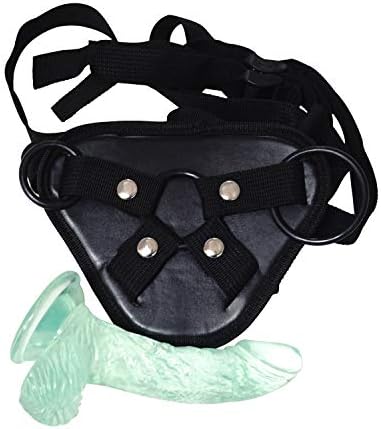6in Beginner Strápôn for Péggîng Toy Black Pink Blue Green Flesh Color (Green)