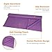 Yoga Towel, Sweat Absorbent Non-Slip Hot Yoga Towel + Hand Towel 2in1 Set, Microfiber, Super Soft, Best Yoga Mat Towel for Bikram Hot Yoga, Pilates, with Carry Bag (Lavender Purple, 68