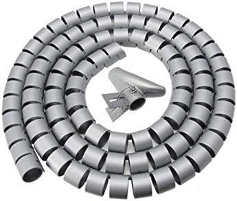 Cord Tube Sleeve Cable Management Cable Zipper Power Cord Cable Organizer Coiled Tube Sleeve Cable Used in Home & Office YL03yin15