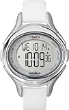 Timex Women's T5K499 Ironman All Day 50-Lap White Silicone Strap Watch