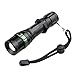 Cathnight Outdoor 350 Lumens Tactical Flashlight,Ultra Bright LED Handheld Portable Flashlights,Water Resistant Torch with Adjustable Focus and Light 3 Modes for Camping Hiking etc