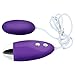 Romi Silicone Egg Vibrator 20 Speed Purple Vibrating Love Egg G Spot Massager Sex Toy for Women (Any Quality Problem,Full Refund)