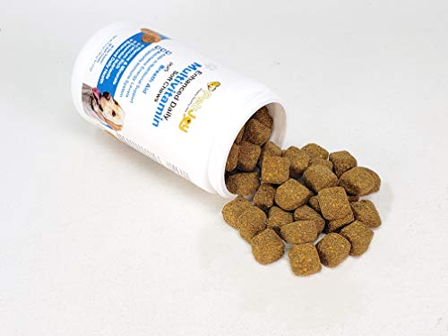 PetJoy Complete Health Daily Includes Vitamin A Vitamin B12 Copper Choline Manganese Vitamin D3 Vitamin E Zinc Iron to Ensure Complete Nutritional Support
