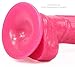 Beauty Molly Superior 7 Inch Anal Realistic Penis Dildo with Suction Cup Adult Sex Toys for Women, Pink