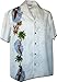 Pacific Legend Men's Santa and Snowflakes Christmas Hawaiian Shirt