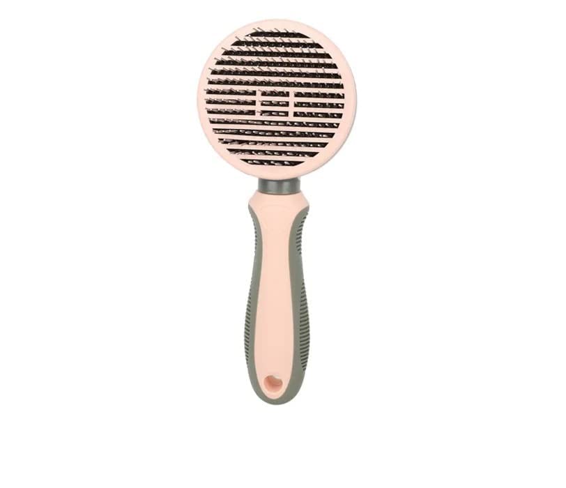 Pet Grooming Tool Needle Brush, Self Cleaning Slicker Brushes for Pet Grooming, Remove Undercoat, Shedding Hair from Long or Short Hair Pro