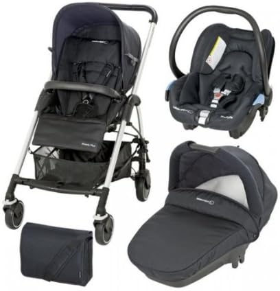 Poussette streety modern black Clearance