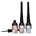 1x Cute Lucky Doll Black Waterproof Liquid Eyeliner Pen Makeup Cosmetic (Random Color)