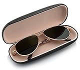 Mengshen Cool Outdoor Spy Sunglasses Rear Mirror View Rearview Behind Anti-tracking Monitor and look like an ordinary pair of sunglasses Golden Edge MS-HC35