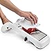 Adjustable Mandoline Slicer - Stainless Steel Vegetable Slicer & Mandoline Cutter - Folding Veggie Slicer Plus Julienne Slicer Dicer - Perfect Vegetable Cutter w/Comfort Grip Hand Protector