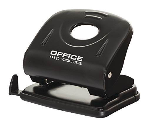Hole Punch Office Products Punches Up to 30 Sheets Metal Black/Small Office Accessories/Type-Standard/Material-Metal/Colour-Black/Size-Q1/US-Quart/888/Folio/A4/A3-E/A5/A6/B5/B6/Ex