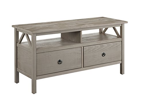 Linon Titian Rustic Gray TV Stand