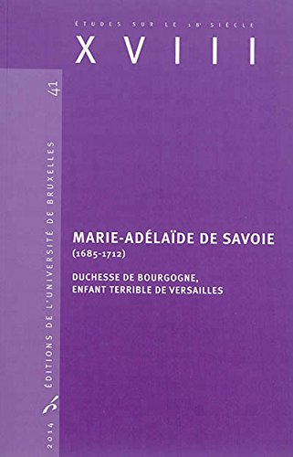 Marie-Adélaïde de Savoie, 1685-1712