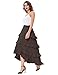 Women's Steampunk Retro Gothic Vintage Skirt Victorian Steampunk Casual S Brown