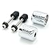 Krator HBD005S Slider (Silver Suzuki Engraved Bar Ends Weights-GSXR 600 750 1000 Hayabusa Bandit SV650 Katana and More (1989-2013)