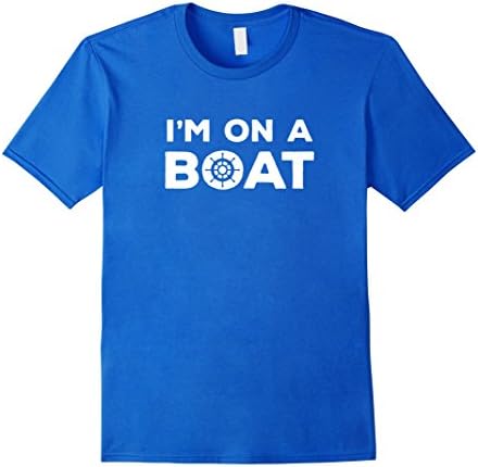 Men's Cruising I'm On A Boat Cruising T-shirt XL Royal Blue