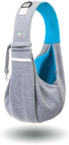 Pet and Dog Carrier Sling – Fully Reversible Carriers for Small, Large Dogs &amp; Cats - 100% Safe &amp; Adjustable Deluxe Slings – Expandable Travel Pouch for Pets – Exclusive by SehaPet