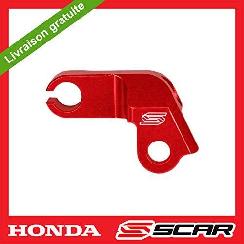 SCAR Clutch Cable Guide Compatible with HONDA CR-F CRF 450 CRF450R 09-14 - Red
