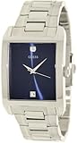 Guess Men's U10542G2 Silver Stainless-Steel Quartz Watch with Blue Dial