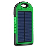 Solar Charger,Dizaul 5000mAh Portable Solar Power Bank Waterproof/Shockproof/Dustproof Dual USB Battery Bank for Cell Phone,iPhone,Samsung,Android Phones,Windows Phones,GoPro Camera,GPS and More