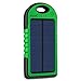 Dizaul Solar Charger, 5000mAh Portable Solar Power Bank Waterproof/Shockproof/Dustproof Dual USB Battery Bank Compatible with All Smartphones,iPhone,Samsung,Android Phones,Windows Phones,GoPro,GPS