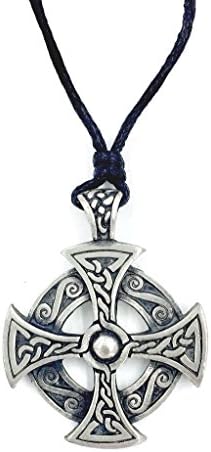 Irish Adj. Choker Necklace - Druids Cross