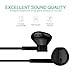 Certified iTech Gadgets Headphones [3 Pack] Earphones with Microphone Premium Earbuds Stereo and Noise Isolating Headset for Apple iPhone iPod iPad Samsung Galaxy LG HTC Other 3.5MM Devices (Black)