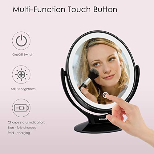 4 Magnification+Rotatable+Portable+Chargeable+Magnifying
