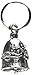 Hot Leathers BEA1025 Silver Never Ride Faster Guardian Bell 1x1.5