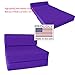 D&D Futon Furniture Purple Sleeper Chair Folding Foam Bed Sized 6