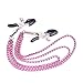 Howave Body Chain Clip Massage Cramp for Women - Ladies Body Chain Adjustable Clothes Decoration with Soft Storage Bag Purple