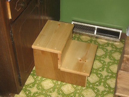 Unfinished Children's Step Stool-made in USA