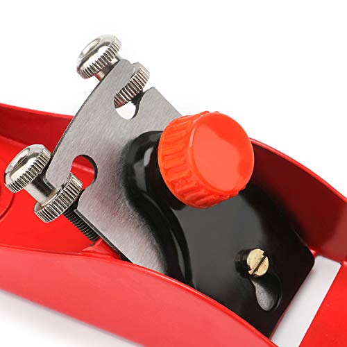 Adjustable Bench Plane, EnPoint Hand Plane for Woodworking, 9-1/3 Inch Flat Base Cast Wood Hand Planer with 2 Inch Edged Blade Smooth Surface Table Chair Leg for Hardwood Carpenter Woodcarver