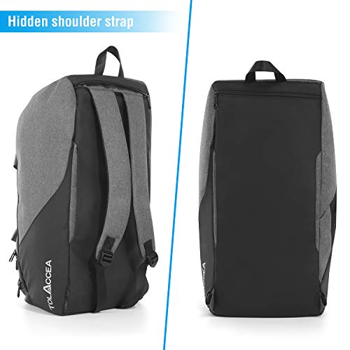 Tolaccea 47L Sac de sport grande capacité Sac de voyage de sport Sac de voyage de week-end avec compartiment pour chaussures et poches humides