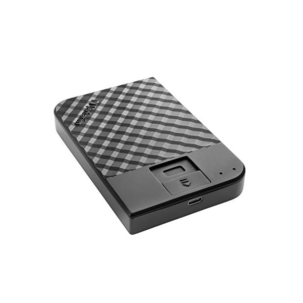 Verbatim Fingerprint Secure, 1 TB, Schwarz, Externe Festplatte mit Fingerabdruckscanner, USB 3.1 GEN 1, Festplatte extern, für Windows & Mac OSX, tragbare Festplatte, USB Festplatte