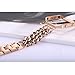 bayite For Fitbit Blaze Bands, Replacement Stainless Steel Chain Bands with Metal Frame for Fitbit Blaze Rose Gold