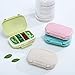 4 PC Pill Cases 4 Removable Compartments Pill Box Organizer Medicine Travel Pill Case for Pocket or Purse Daily Pill Box (4PCS Pill Cases 4 Removable Compartments)