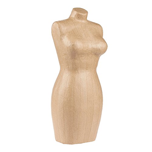 Jewelry Display Bust Mannequin Stand - Perfect for Showcasing Necklaces Chic Design Small - 6 x 16.5 x 5 inches