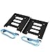 SNANSHI SSD Tray, 2.5 inch SSD HDD to 3.5 inch Metal Mounting Adapter Bracket Hard Drive Holder with 2 pcs 18 Inch SATA III 6.0 Gbps Cable