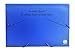 Expandable Accordion File Folder, Letter Size Portable Document Holder with 7 Pockets, Secure Flap and Rubber Band Closure (2 Pack, Blue)