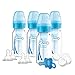Dr. Brown's Options+ Slow Flow Bottle Set for Breastfed Baby, 4 Ounce, Blue primary